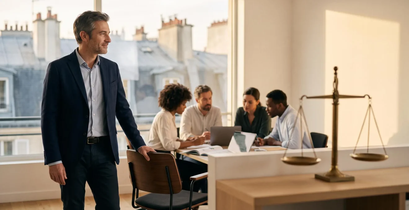 Manager observant son équipe dans un bureau lumineux, illustrant un pilotage fondé sur la confiance plutôt que le contrôle